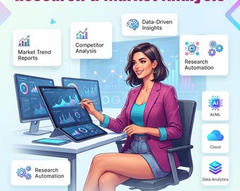 Assistant virtuel IA | Analyste d'études de marché | Soutien à la recherche commerciale | Analyse de données | Service d'assistance administrative et de recherche