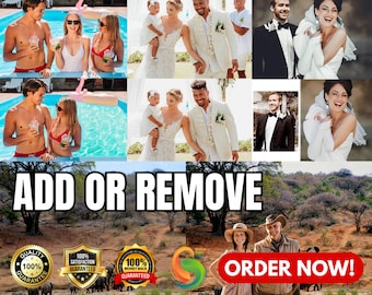 Photo Editing Service: Add or Remove Person, Combine Photos