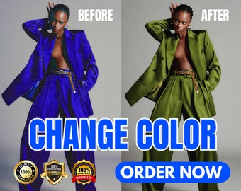 Photo Color Change Service: Clothing, Product, and More