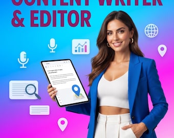 Rédacteur SEO IA | Optimisation géographique | Rédaction d'articles de blog | Référencement ChatGPT | Service de rédaction et d'édition de contenu