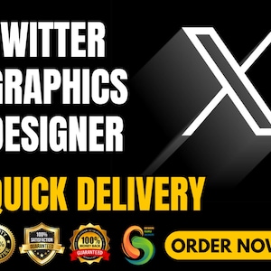 Custom Twitter Graphicprofile pictures, twitter graphics, twitter header, twitter covers, social media art, twitter profilet, brand identity