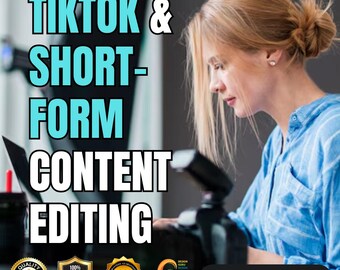 TikTok Video Editing, Short Form Video Edit, Fast Video Editing, Engaging Video Content, Reels Video Editing, Social Media Video