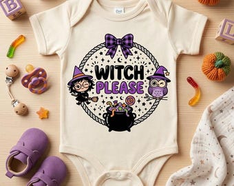My First Halloween Baby PNG, Witch Please Design, Digital Download, 1st Halloween Sublimation, Baby Shirt Design, Instant Download File