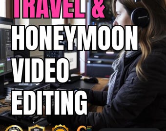 Honeymoon Video Editing, Travel Video Editing, Cinematic Video Edit, 4K Video Editing, Wedding Reels Editing, Travel Film Edit