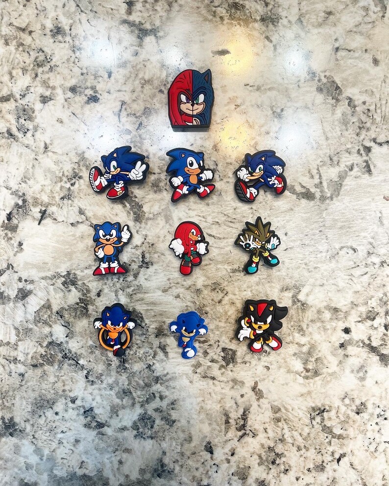 Sonic Jibbitz Set Etsy