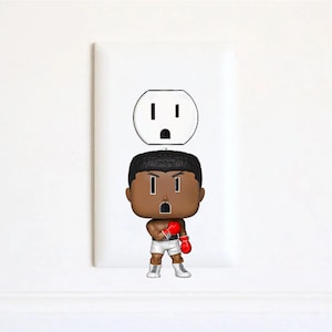 Muhammad Ali - Boxen - Muhammad Ali Shirt - Aufkleber - Steckdose Wandkunst Aufkleber