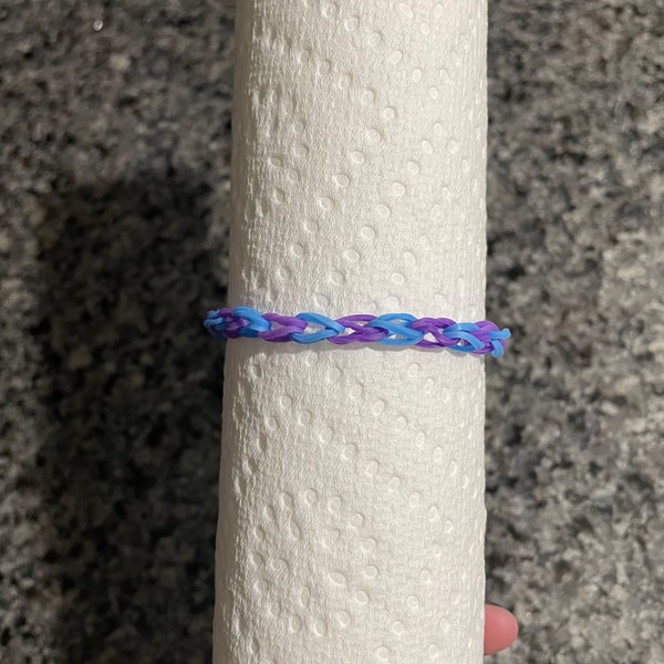 Single Chain Rainbow Loom Bracelet
