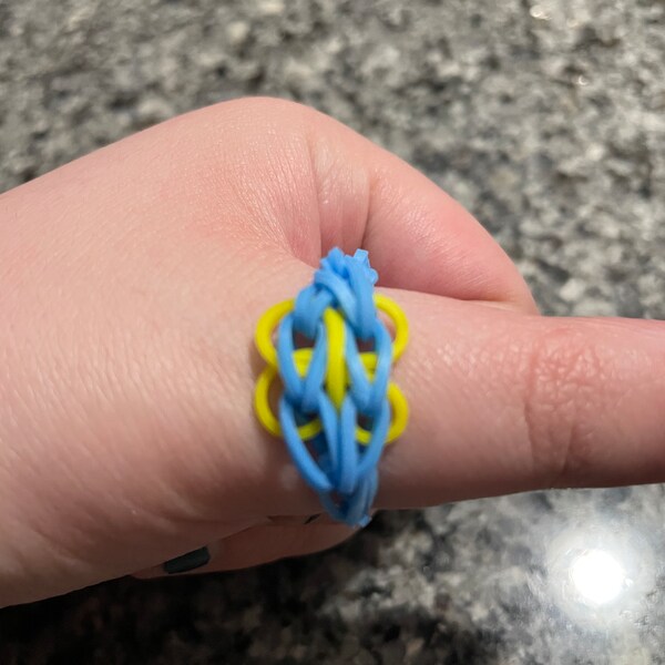 Rainbow Loom Ring Etsy