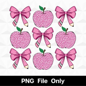 Coquette Teacher Png, Coquette Pencil Bow Png, Back To School png, Teach Love Inspire Png, Teacher Gift, Teacher Appreciation, Sublimation