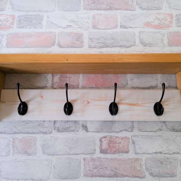 White Coat Rack Etsy UK