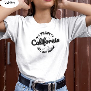 California Shirt, West Cost Paradise Tee, California Tee, California T-Shirt, Cali Shirt, Retro 70s Cali Tee, Vintage Tee, California State