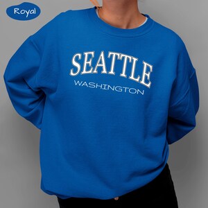 Seattle Sweatshirt, Washington Sweatshirt, USA Sweatshirt, Seattle Gift Sweatshirt, Seattle Travel Shirt, Seattle Vacation Shirt