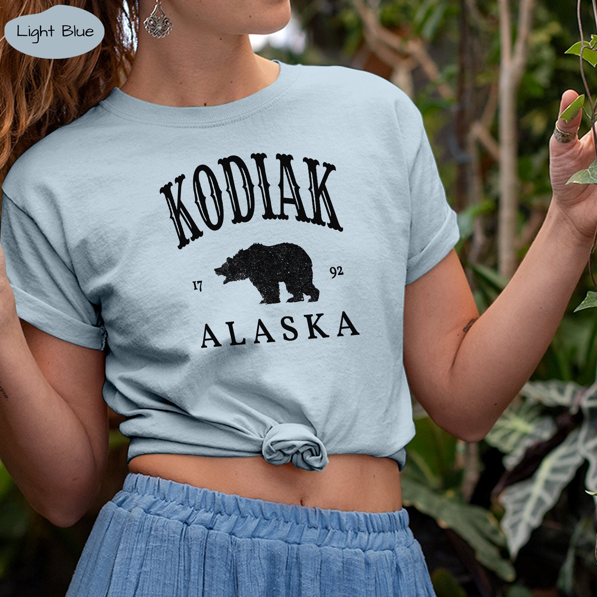 Kodiak Tshirt, Alaska State Shirt, Kodiak Island T-Shirt, Kodiak Travel Shirt, Hometown Kodiak Shirt, Kodiak Trip Shirt, Gift Idea Tshirt