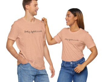 Petty Spirit Guide Unisex Jersey Short Sleeve Tee(Black Logo)