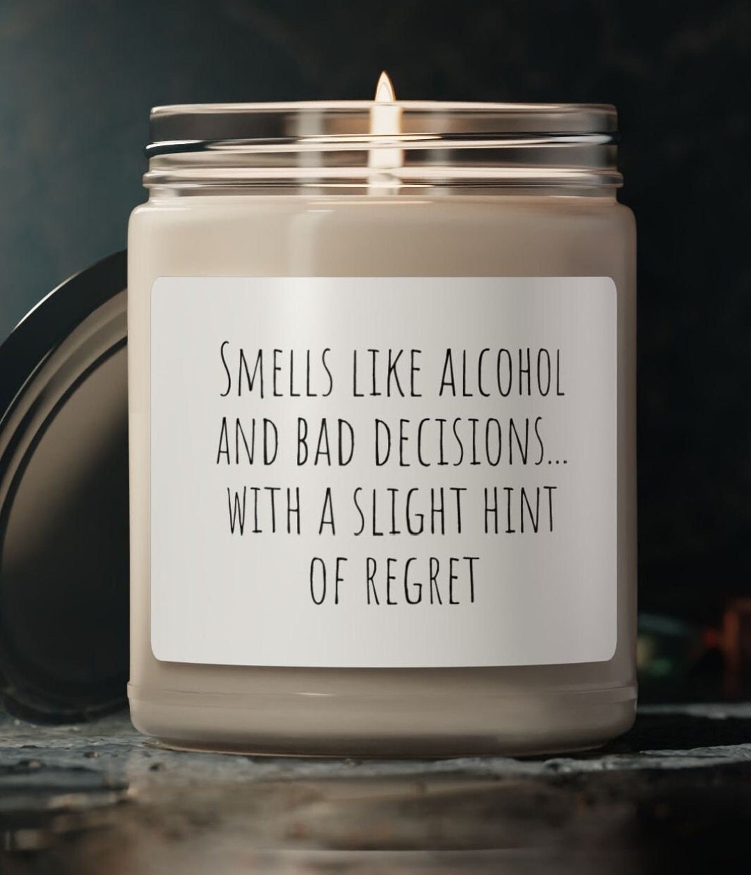 Smells Like Alcohol and Bad Decisions Scented Soy Candle, 9oz Etsy