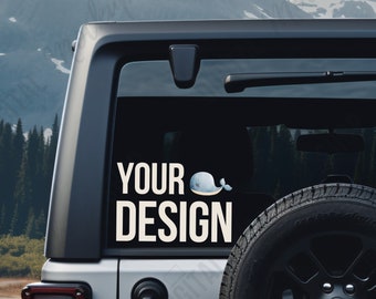 Car Sticker Mockup | Decal Sticker Mockup | Jeep Mockup | SUV Mockup | Car Decal Mockup | Car Mockup | Mockup Auto | Digital JPG IMAGE