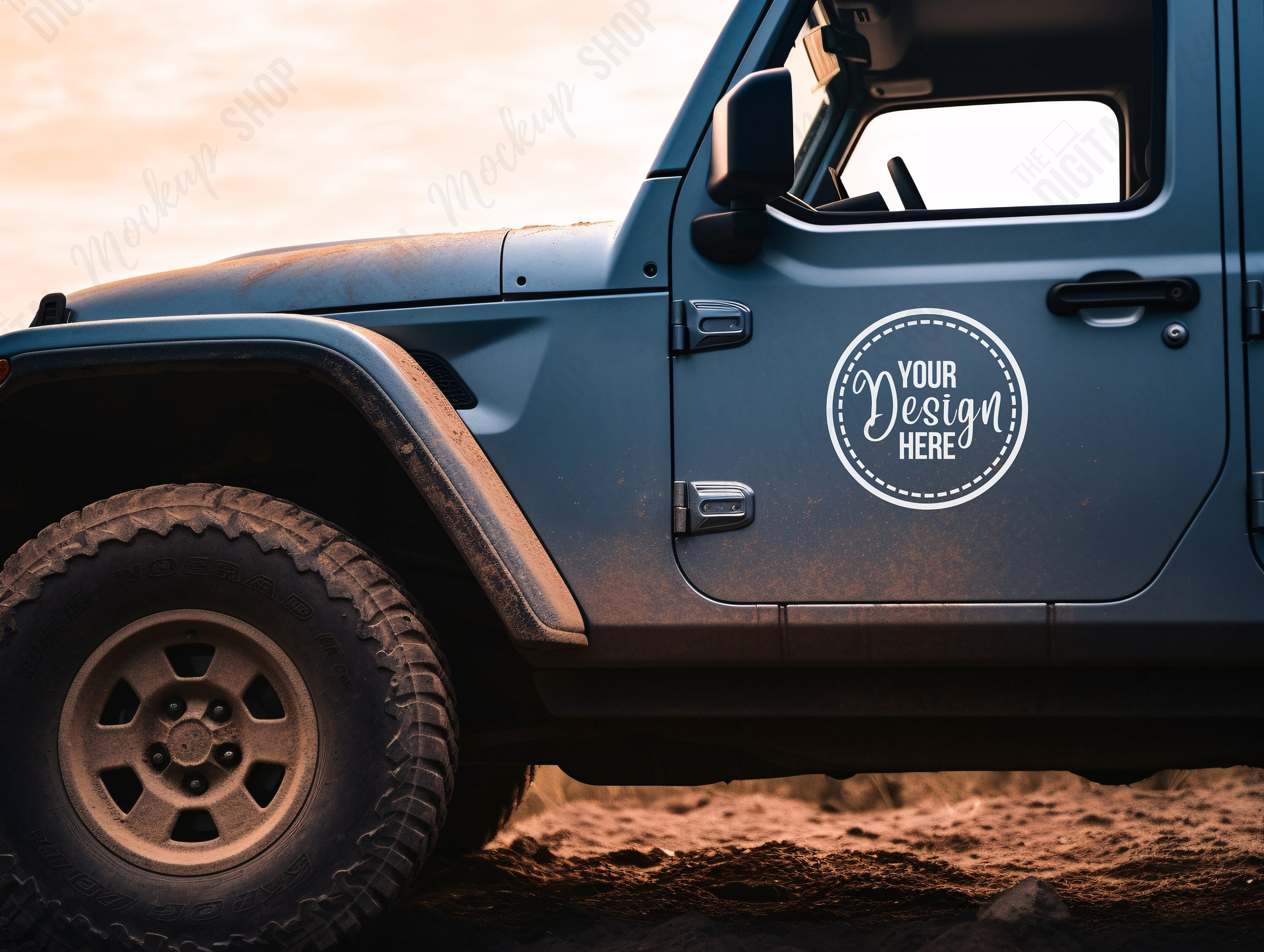 1262+ Jeep Mockup