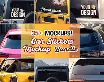 Auto Aufkleber Set: Stoßstangen- & Aufkleberdesigns (Digitaler Download)