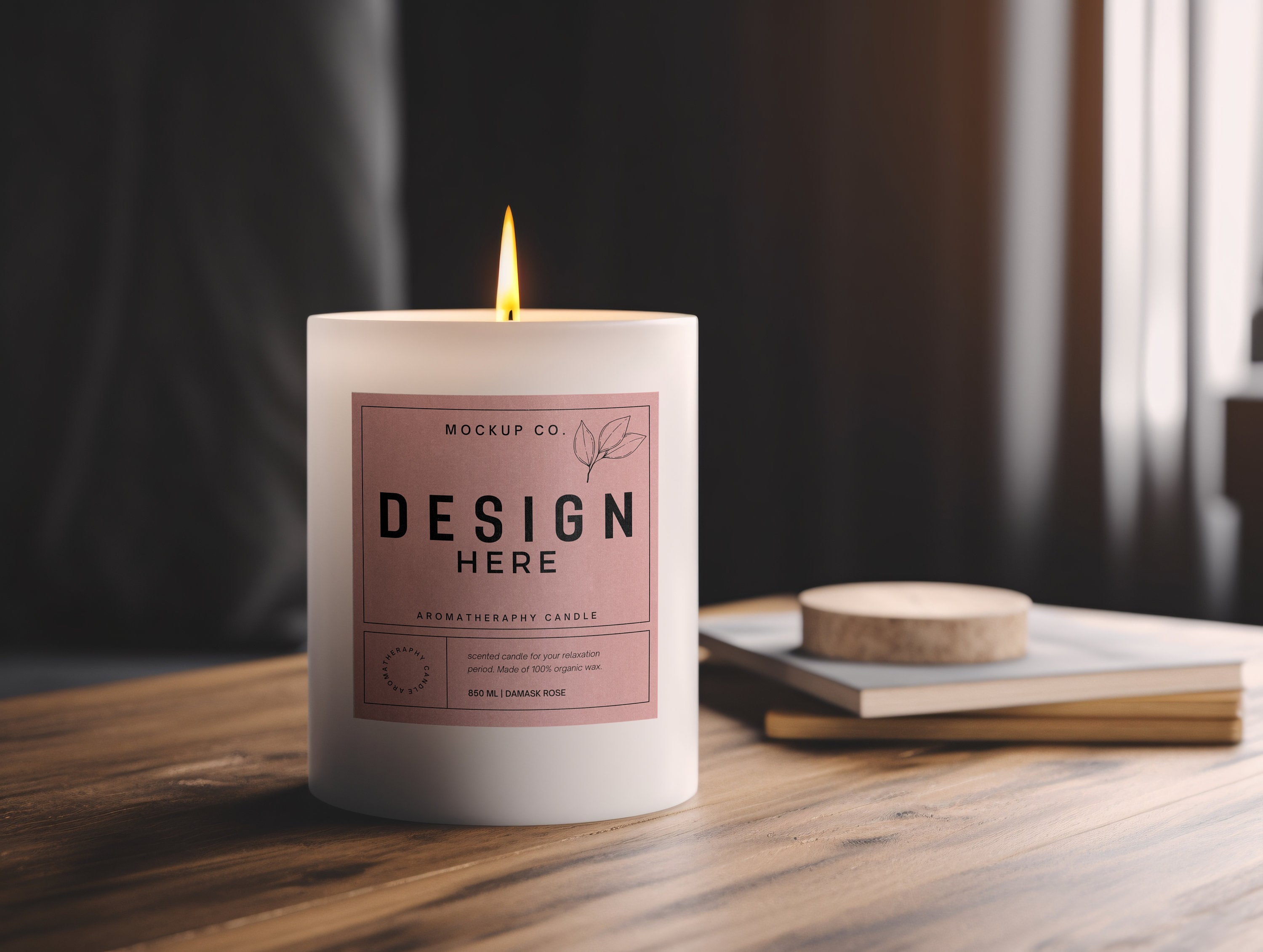 Candle PSD Mockup Scented Candle Mockup Candle Label - Etsy
