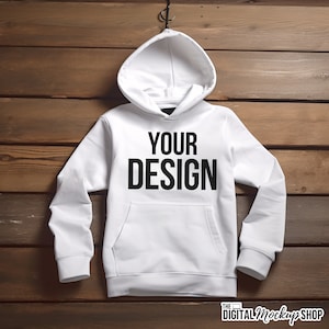 White Hoodie Mockup | Hoodie Mockup | Hoodie Mockup Template | White Hoodie Mock Up | Blank Hoodie Mockup | Pullover Mockup | Digital JPEG