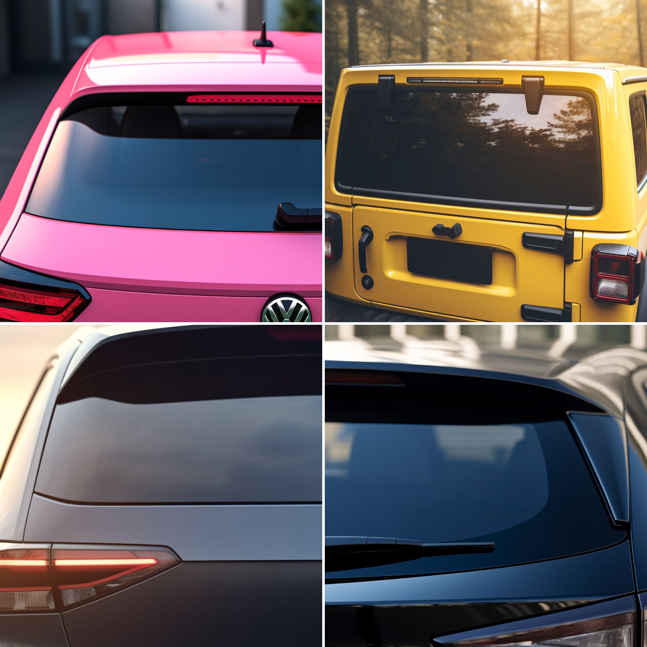Car Sticker Mockup Bundle: Bumper & Decal Designs (digital Download) - Etsy