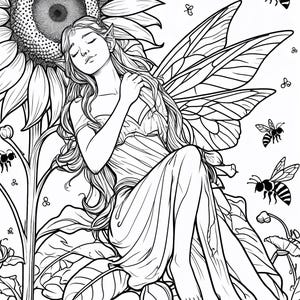 100 PAGES Adult Fantasy Coloring Pages