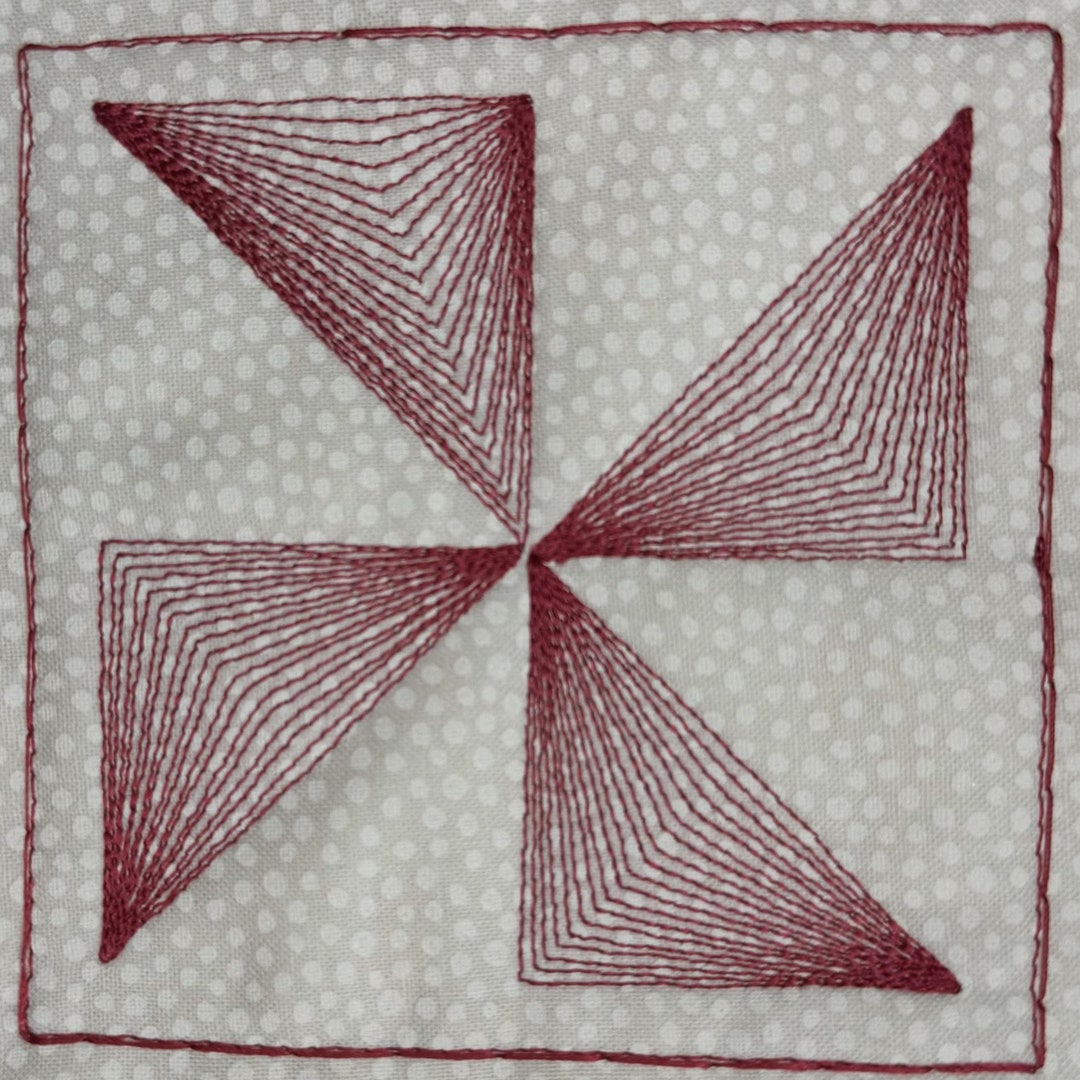 Traditional Style Pinwheel Quilt Digital Block Quilt Block Pattern ...