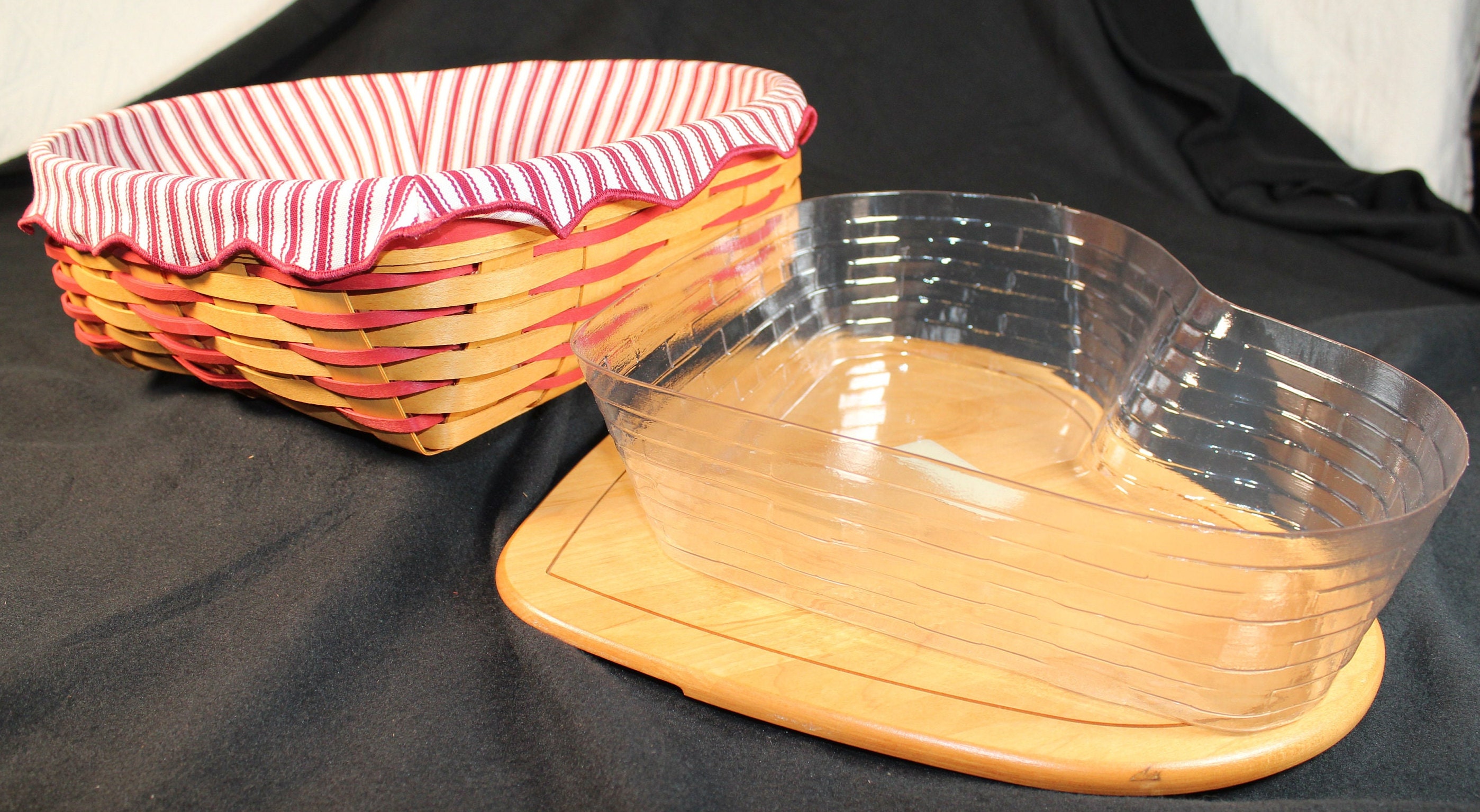 NEW Longaberger LARGE Love Letters Sweetheart Basket 1999 Etsy