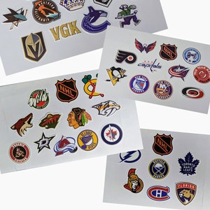 NHL Team Stickers (Sold by Unit)