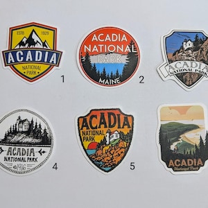 Acadia National Park Stickers (Sold by Unit)