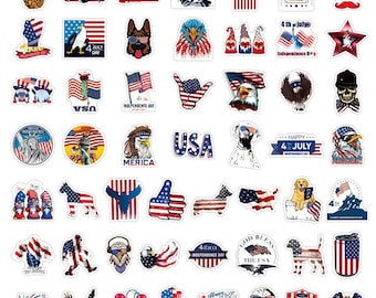 USA Patriotic Stickers (Sold By Unit)