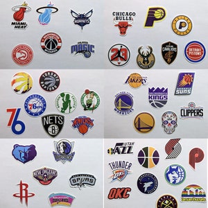 Adesivi della squadra NBA (venduti singolarmente)