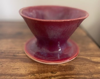 Dripper à café coloré Sangria | Poterie faite main