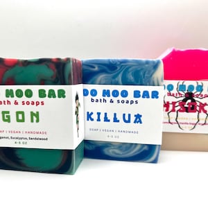 HunterxHunter inspired soap, Anime soap, Gon, Killua, Hisoka, HXH, Handmade Soap Bar, Body Soap, Vegan Soap, Cold Process Soap, Anime