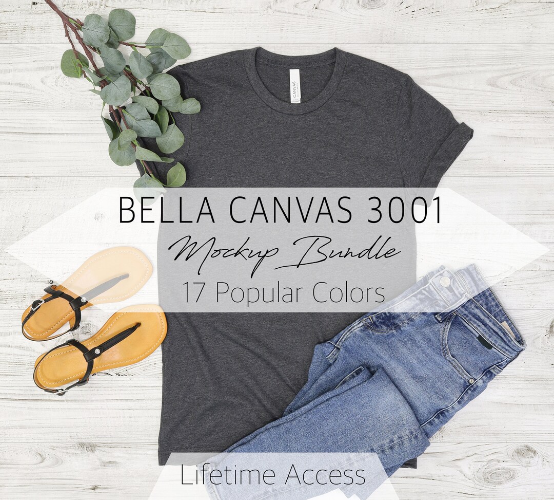 Bella Canvas Mockup Bundle, Mock up Bundle, Mockup Tshirt Bundle ...