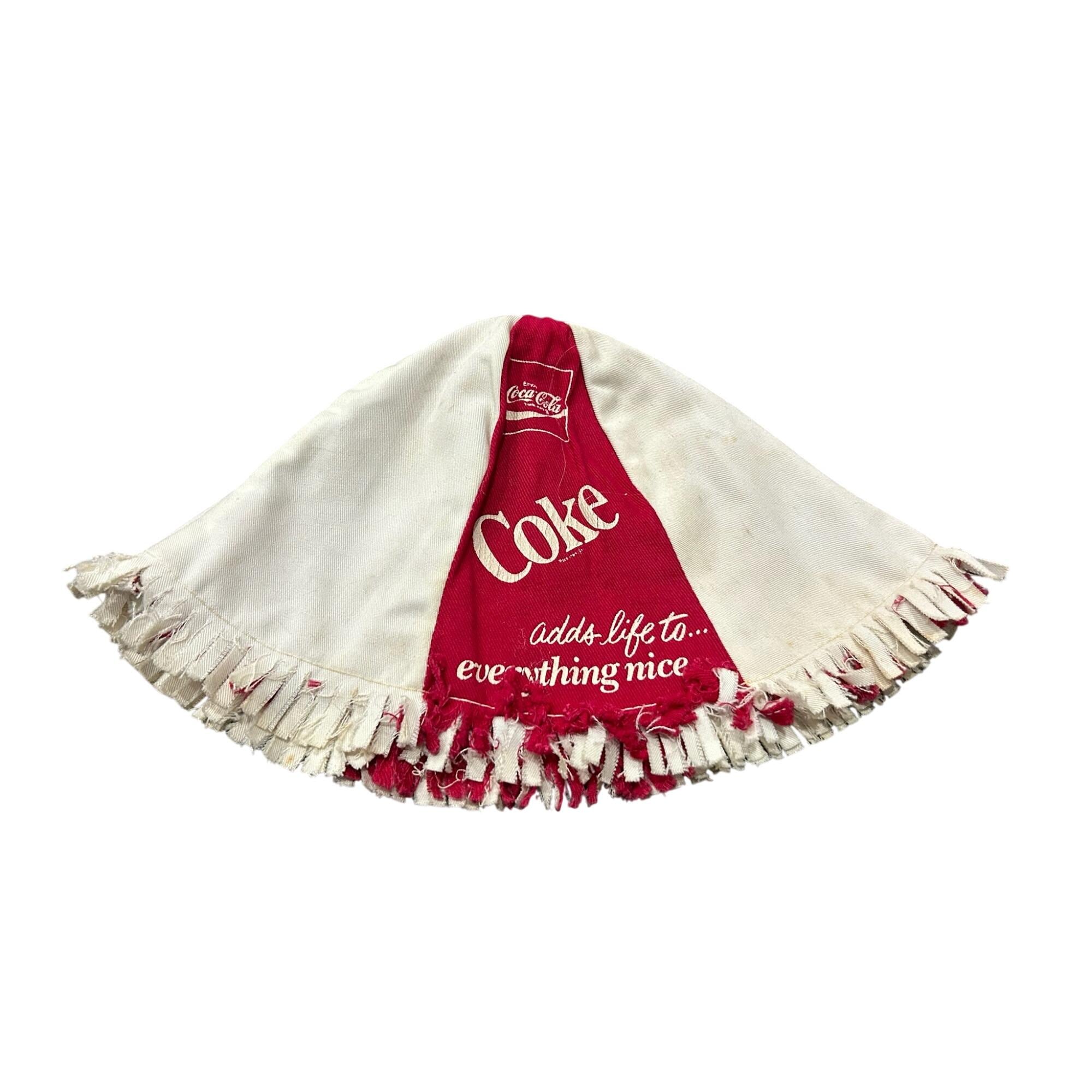 Vintage 60s 70s Coca-Cola Bucket Hat Canvas Coke It\'s the Real Thing Souvenir Coca Cola Bucket Hat - Etsy main image 4