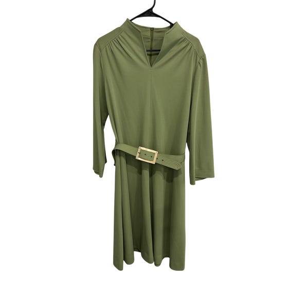 long sleeve mini green dress Green Satin Long Sleeve Mini Dress