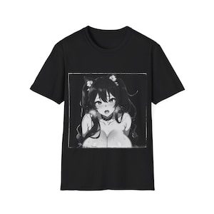 Unisex Softstyle Ecchi Lewd Ahegao T-Shirt