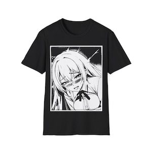 Camiseta unisex de anime lascivo Ahegao