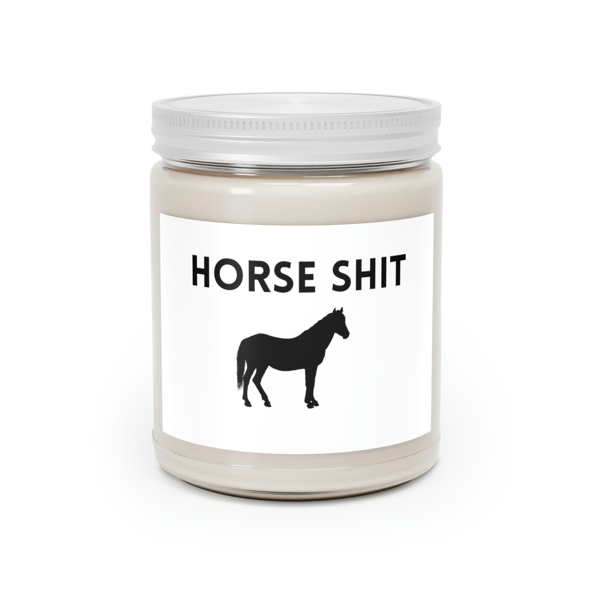 Equestrian Candle "horse Shit" | Scented Soy 9oz Gift for Horse Lover ...