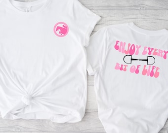 Equestrian horse Tshirt , Horse Show, Horse Girls Equestrian t-shirt, Gift Idea for horse Lover, trendy retro groovy letter equestrian shirt