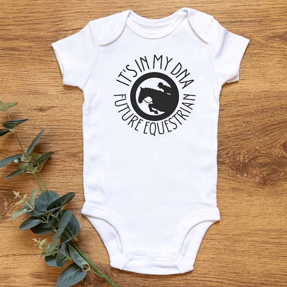 Future Equestrian Baby Onesie for Horse Lovers, Show Jumpers