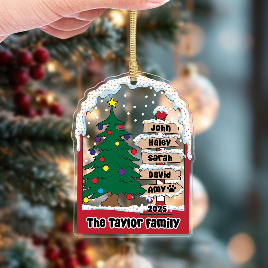 Ornements De Noël Photo Personnalisés En Bois Image Personnalisée