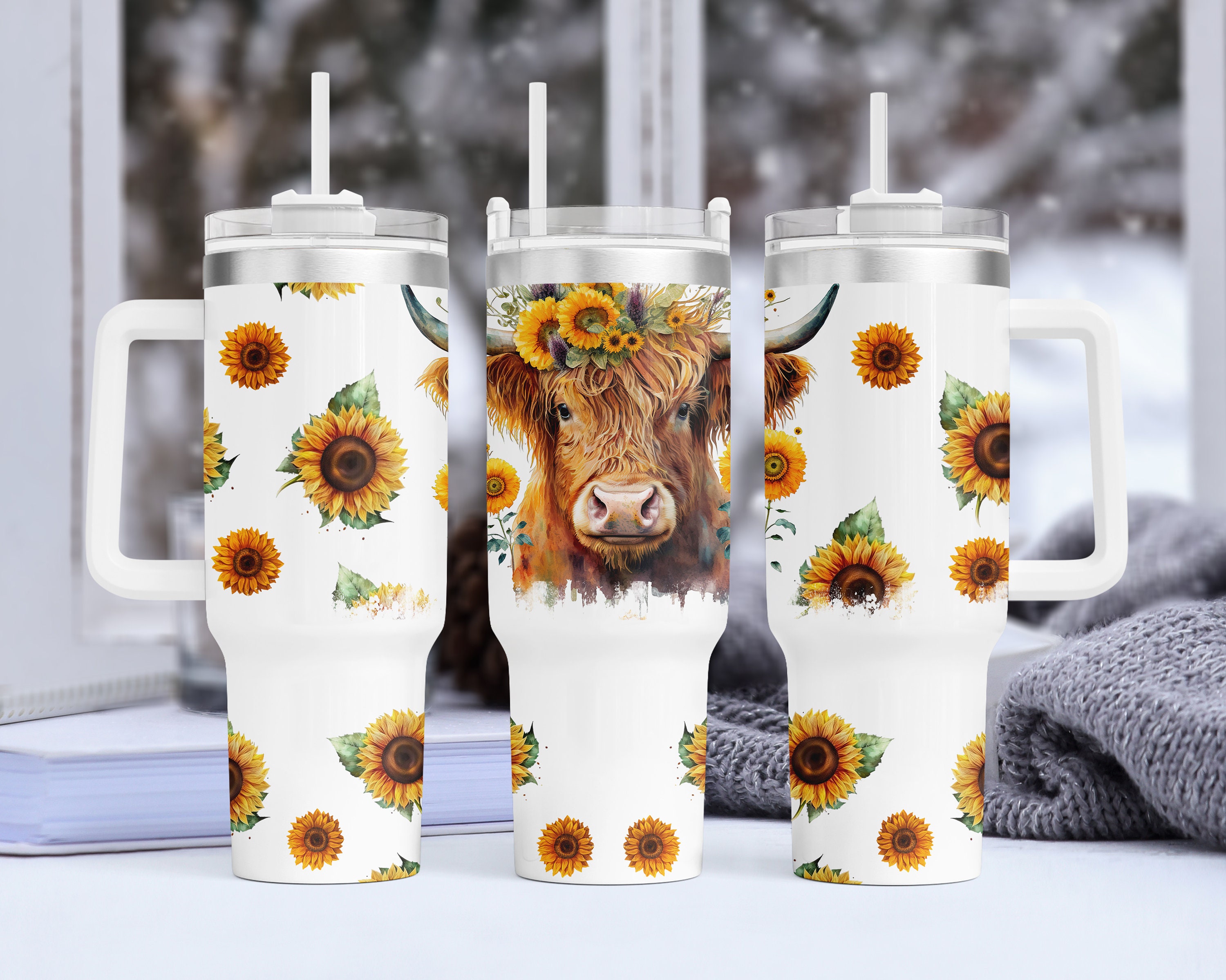 Bee Tumbler Wrap 40 Oz Quencher Sublimation Design Gift for 
