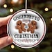 Personalised Ginger Bread Family First Christmas As Family Of 3 Bauble – From Willow