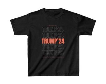 Trump 2024: Bold Re-Election Campaign T-Shirt
