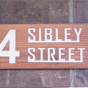 Address Sign, Outdoor sign, Vertical House Sign, House Numbers, Modern Acrylic Laser Cut, 3D Home Address Number