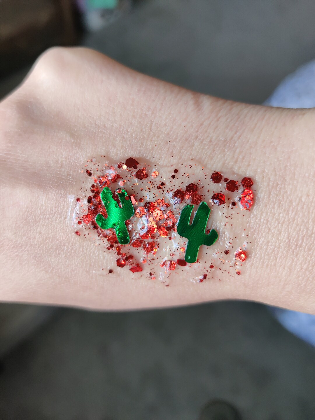 Cinco De Mayo Body/hair Glitter RED WHITE Etsy