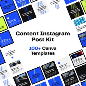 Può includere: Una collezione di modelli di post Instagram colorati per Canva. I modelli presentano una varietà di design, tra cui forme geometriche, testo e immagini. Il testo sui modelli include frasi come "Trova il tuo profilo ideale per iniziare" e "5 consigli per far crescere il tuo brand nel 2023".