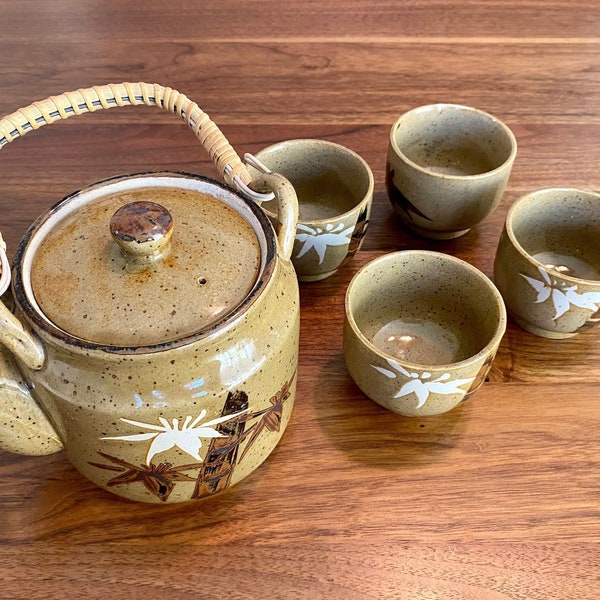 Stoneware Tea Set Etsy